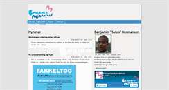 Desktop Screenshot of benjaminsminnefond.no